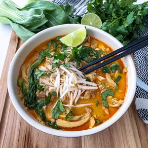 Delicious Peanut Butter Curry Laksa Wallpaper