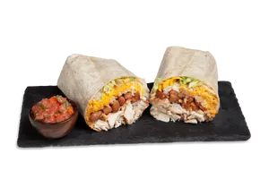 Delicious Pork Sausage Burrito Wallpaper