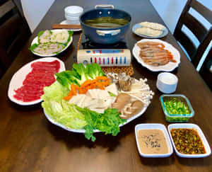 Delicious Shabu-shabu Experience Wallpaper
