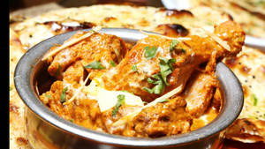 Delightful Homemade Butter Chicken Wallpaper