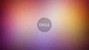 Dell Laptop Blurry Gradient Wallpaper