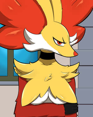 Delphox Pokemon Portrait Wallpaper