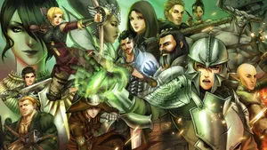 Delve Into A Hauntingly Beautiful 4k Adventure In Dragon Age Wallpaper