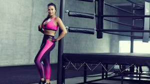 Demi Lovato In Boxing Gym Wallpaper