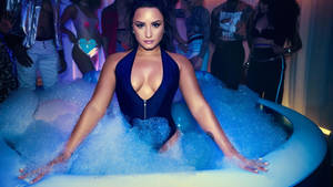 Demi Lovato In Swimsuit Wallpaper