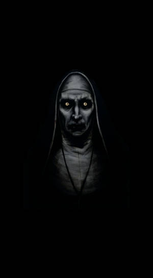Demon Nun Horror Phone Wallpaper