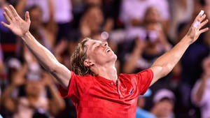 Denis Shapovalov Celebrating Wallpaper