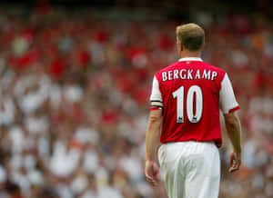 Dennis Bergkamp Football Player Back View Wallpaper