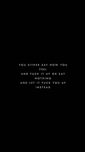 Depressing Hateful Quote Iphone Wallpaper
