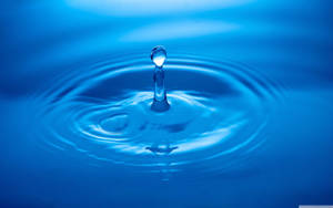 Depths Of Blue Rippling Liquid Wallpaper