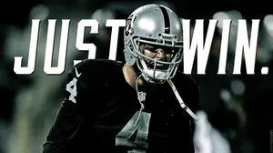Derek Carr Just Win Wallpaper