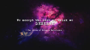 Deserve The Perks Of Being A Wallflower Wallpaper