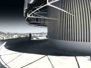 Design On Top Of The Capitol Records Building Wallpaper