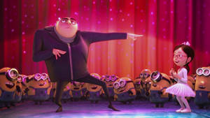 Despicable Me Gru And Margo Wallpaper