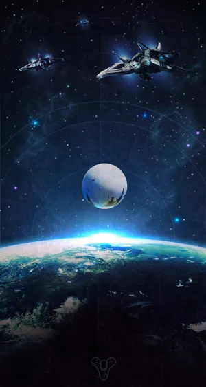 Destiny 2 Iphone Earth Landscape Wallpaper