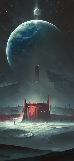 Destiny 2 Iphone Moon Fortress Wallpaper