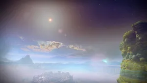 Destiny 4k Echo Mesa Rock Formations Wallpaper