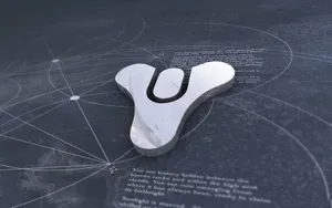 Destiny Logo Silver Emblem Wallpaper