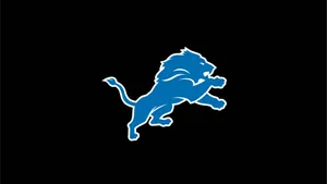 Detroit Lions Dark Logo Wallpaper