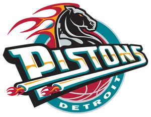 Detroit Pistons Black Horse Logo Wallpaper