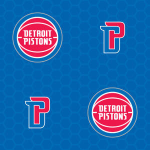 Detroit Pistons In Action On Court Wallpaper