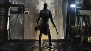 Deus Ex Adam Jensen's Back Wallpaper