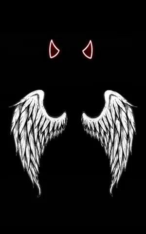 Devil Wings For Iphone Wallpaper