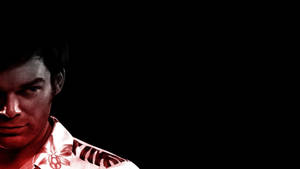 Dexter Morgan Charming In Tropical Shirt Wallpaper