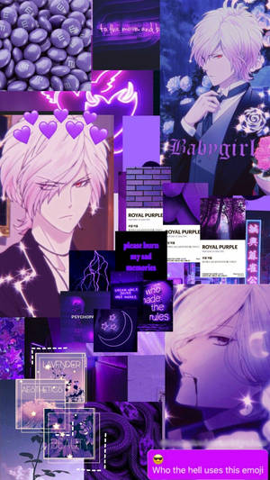 Diabolik Lovers Purple Aesthetic Wallpaper