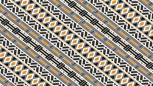 Diagonal Tribal Pattern Wallpaper