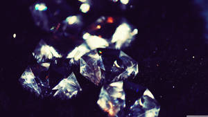 Diamonds Vintage Aesthetic Macro Wallpaper