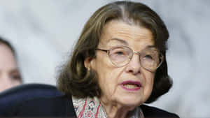 Dianne Feinstein Squinting As She Speaks Wallpaper