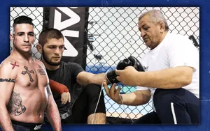 Diego Sanchez Over Khabib Nurmagomedov Wallpaper