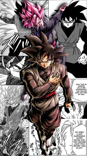 Different Drawing Styles Of Black Goku Phone Wallpaper