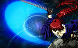 Digital Fan Art Samurai X Kenshin Wallpaper