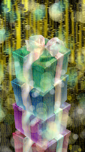 Digital Gift Concept Abstract Wallpaper