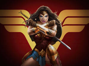 Digital Illustration Wonder Woman Wallpaper