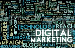 Digital Marketing Massive Word Cloud Wallpaper