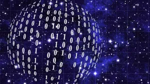 Digital Universe Binary Code Wallpaper