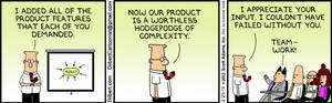 Dilbert Teamwork Comic Wallpaper