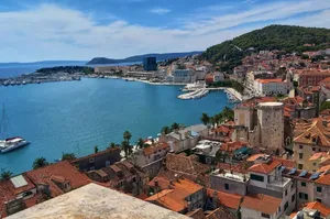 Diocletians Palace Location Aerial Photo Wallpaper