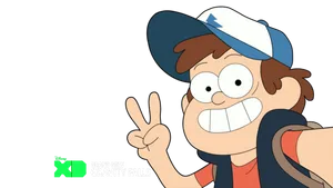 Dipper Pines Peace Sign Wallpaper