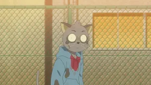 Dirty Cat Tanaka From Odd Taxi Wallpaper