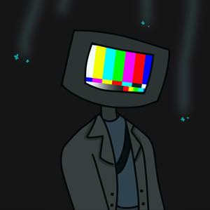 Disconnected Tv Head Wallpaper