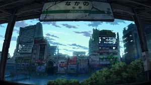 Discover The Captivating Cityscape Of 4k Anime Tokyo Wallpaper