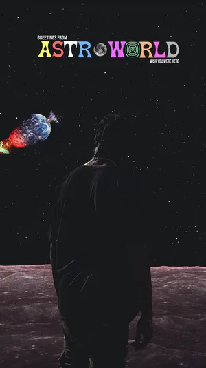 Discover Yourself With The Astroworld Iphone Wallpaper