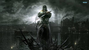 Dishonored Corvo At Dunwall Wallpaper