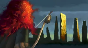 Disney Brave Digital Paint Wallpaper