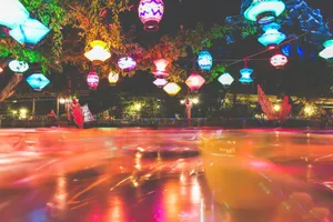 Disney Computer Disneyland Park With Lights Wallpaper