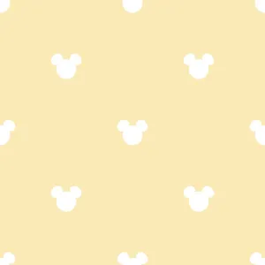 Disney Pattern With Mickey Mouse Head Wallpaper